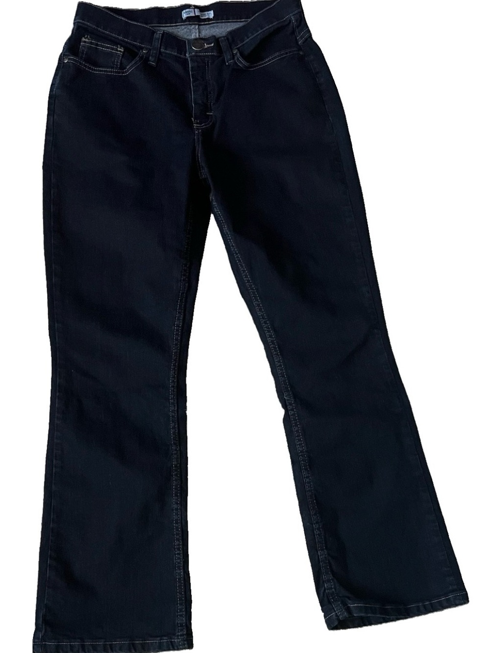 Riders By Lee Women's Size 10 Petite Classic Fit Bootcut  Dark Indigo Blue Jeans